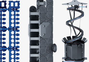 Vue d’ensemble de toutes les chaînes porte-câbles