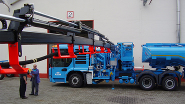 Autobotte di carburante per campo d'aviazione