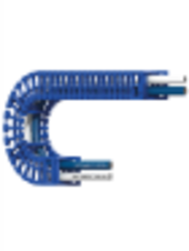 Chaîne porte-câbles au design hygiénique