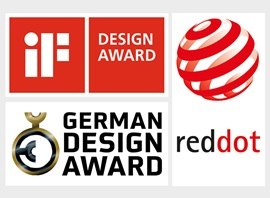 Logos IF, reddot, German Design Award