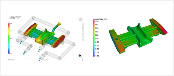Comparaison simulation / tomodensitométrie