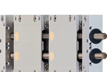 Unità lineare con azionamento a doppia vite