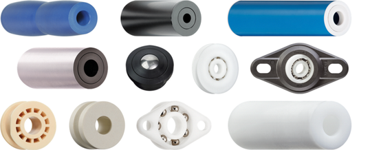 Rouleaux, galets et renvois