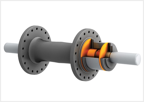 Mozzo a ruota libera con cuscinetti iglidur