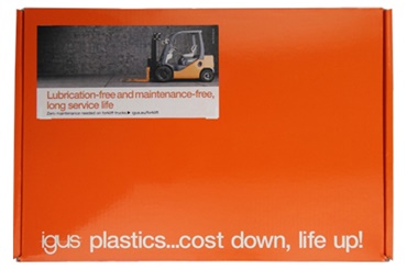 Boîte d'échantillons engins de manutention