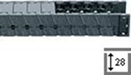 cable carriers with low noise