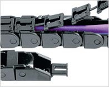 Zipper e-chain
