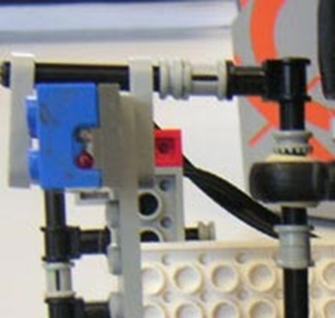 Lagerung des mit Sensoren ausgestatteten Schilds