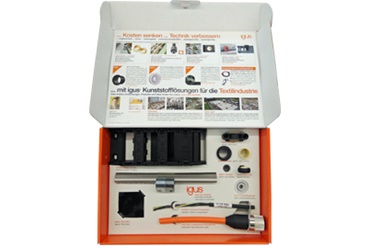 Scatola campioni per l'industria tessile