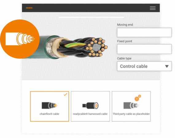 Configuratore per catene portacavi