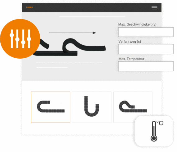 Configurateur de chaînes porte-câbles