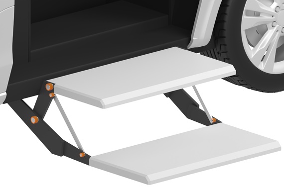 Trittstufe mit iglidur Gleitlagern