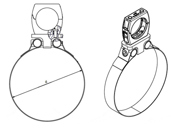 Diametro dei morsetti in metallo triflex UR