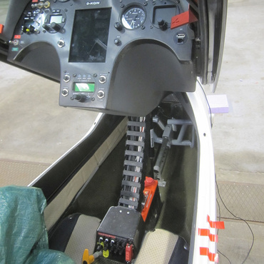 Energiekette in Steuerung von Hochleistungssegelflugzeug