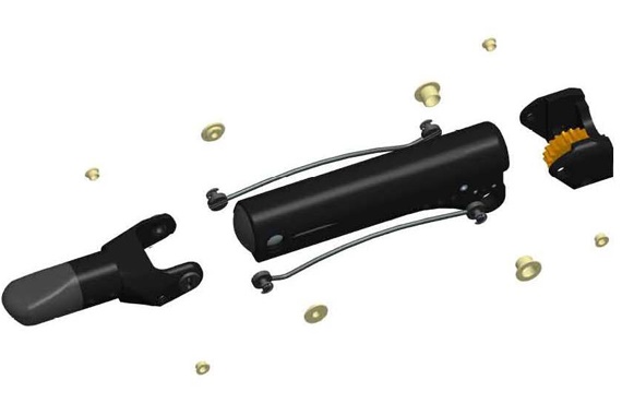 Vincent hand prosthesis with customised bearings made of iglidur® bar stock