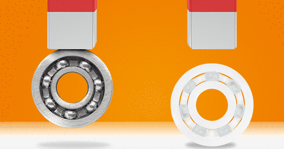 I cuscinetti a sfere in plastica sono amagnetici e isolati elettricamente