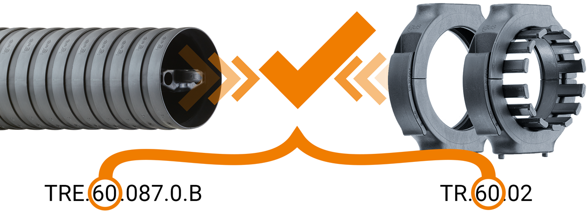 Elément de fixation allant avec la chaîne