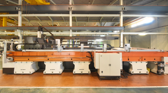 Robotic machining centres